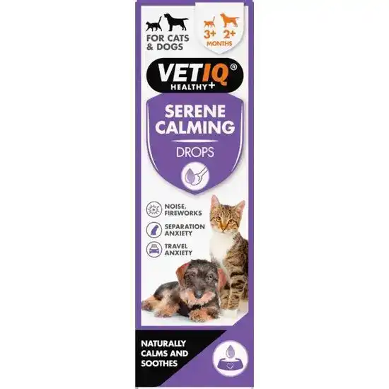 VETIQ HEALTHY+ Serene Calming Drops for Cats & Dogs 17706
