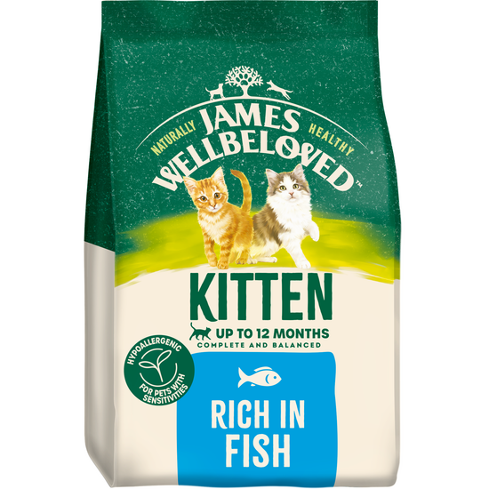 James Wellbeloved Kitten Dry Cat Food Fish 18640