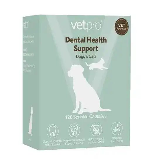 Vetpro Dental Health Support Supplement Sprinkle Capsules for Cats & Dogs 19268