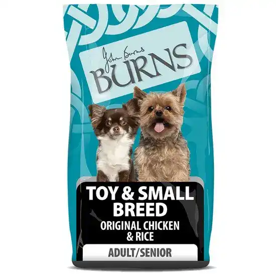 Burns Original Toy & Small Breed Adult & Senior Dry Dog Food with Chicken & Rice 9394