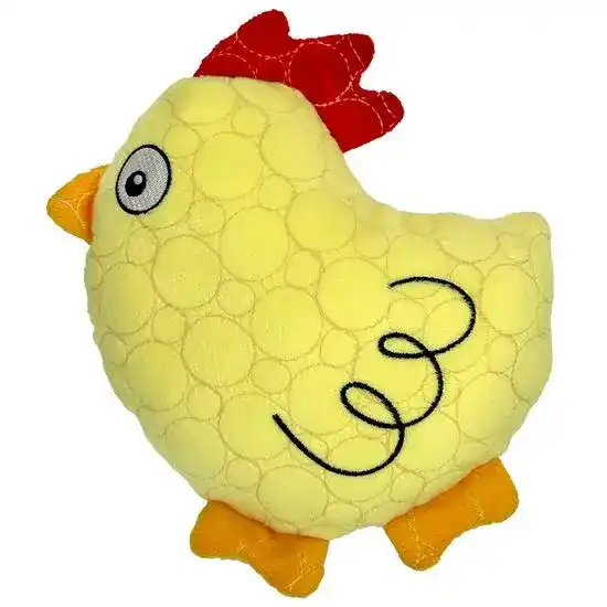 Bite Force Kevlar Tough Chicken Plush Dog Toy 19631