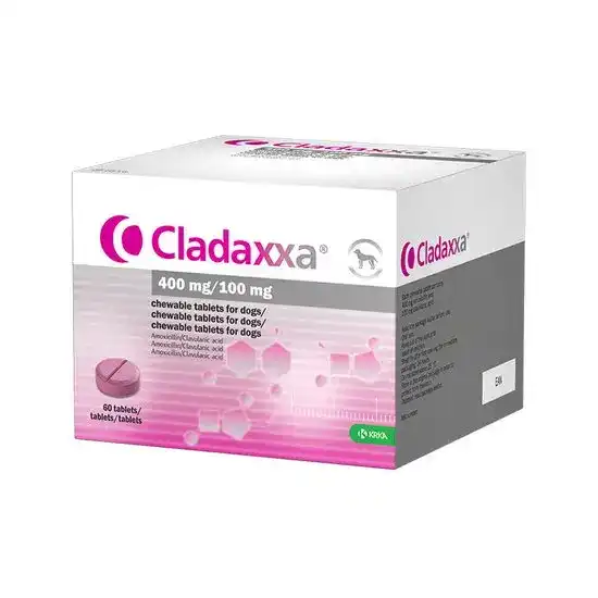 Cladaxxa Chewable Tablets for Dogs 400mg/100mg 16526