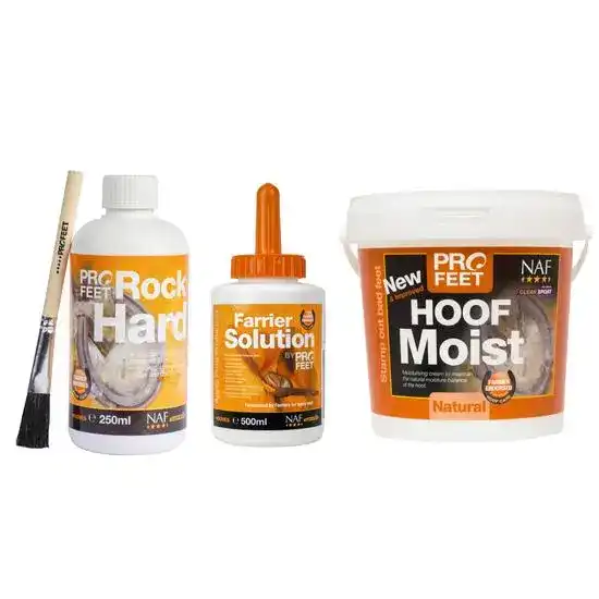 NAF Hoof Care Bundle for Horses: PROFEET Hoof Moist Natural