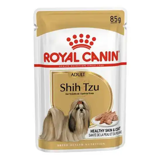 ROYAL CANIN Adult Shih Tzu Wet Dog Food Loaf 85g Pouches 17331