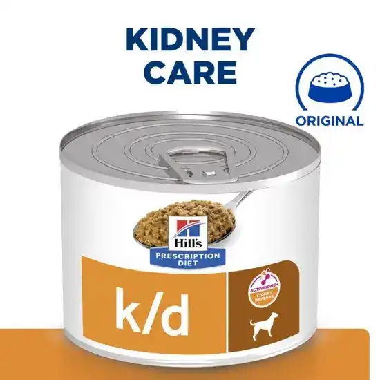 Hill's PRESCRIPTION DIET k/d Kidney Care Wet Dog Food Original Flavour 12 x 180g 16832