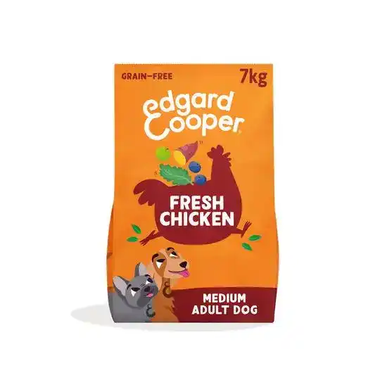 Edgard & Cooper Grain Free Medium Adult Dry Dog Food Chicken 21041