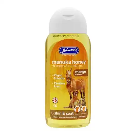 Johnson's Veterinary Manuka Honey Shampoo & Conditioner for Dogs