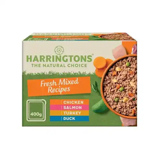 Harringtons Grain Free Adult Wet Dog Food Mixed Selection 400g Trays 18056