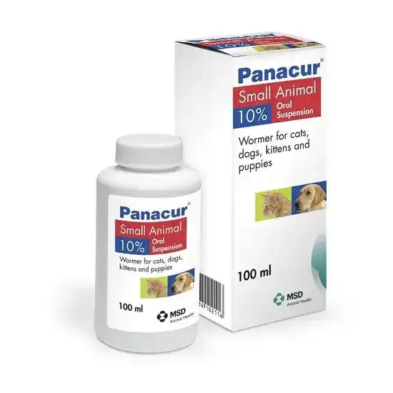 Panacur Small Animal Oral Suspension Wormer for Cats