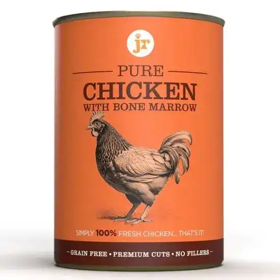 JR Pet Products Pure Chicken with Bone Marrow Topper & Mixer for Dogs 1 x 400g C 18881