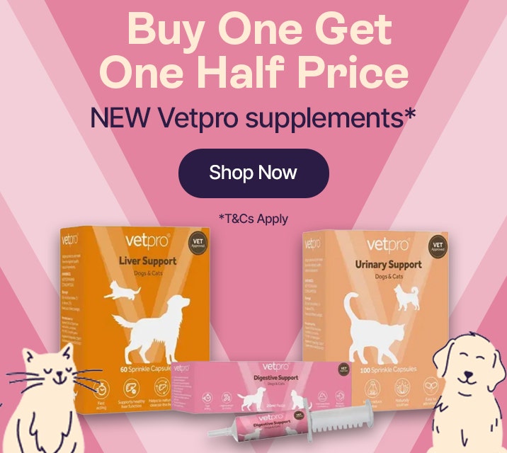 Buy One Get One Half Price - New Vetpro Supplements