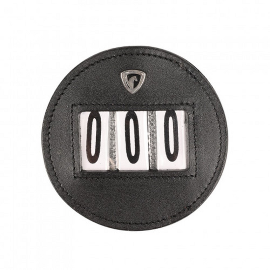 Hy Equestrian Leather Number Holder for Horses 20835