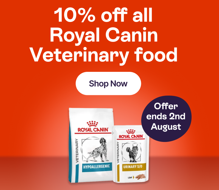 10% off all royal canin vet food