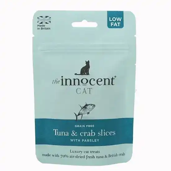 The Innocent Cat Treats Tuna and Crab Slices with Parsley 1 x 70g 17799