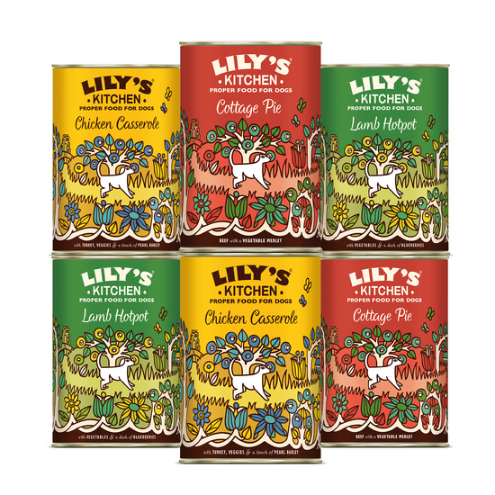 Lily's Kitchen Adult Classic Dinners Wet Dog Food Multipack 6 x 400g Cans 17686