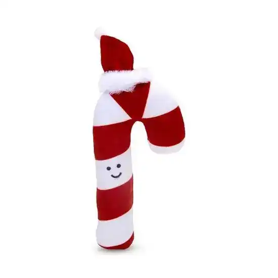 Petface Candy The Christmas Cane Plush Dog Toy 18492