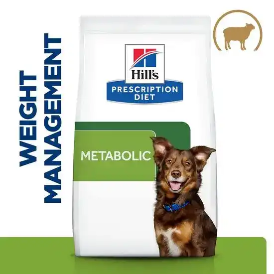Hill's PRESCRIPTION DIET Metabolic Weight Loss & Maintenance Dry Dog Food with Lamb & Rice 15951