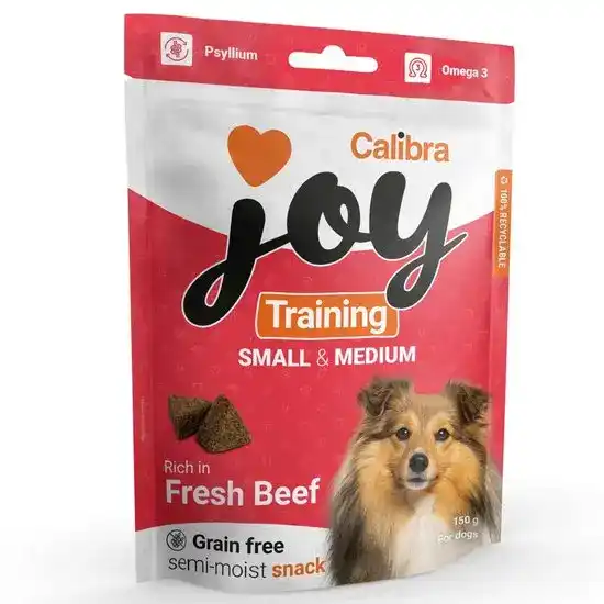 Calibra Joy Training Treats for Small & Medium Dogs Rich in Fresh Beef 1 x 150g 16791
