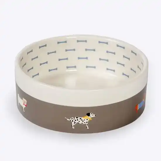 FatFace Marching Dogs Bowl 16374