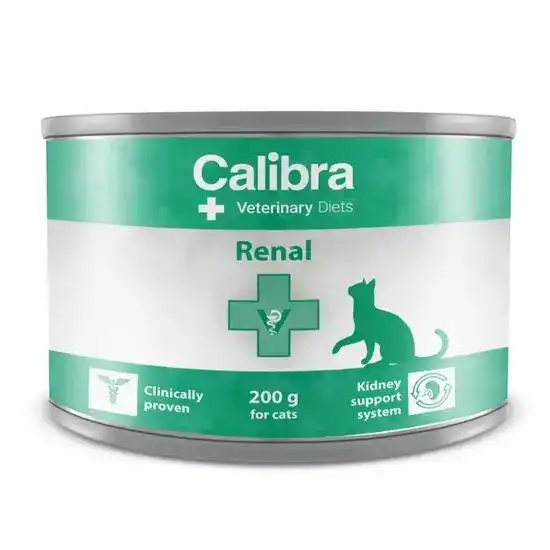 Calibra Veterinary Diets Renal Wet Cat Food 6 x 200g Tins 16044