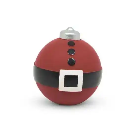Petface Claus Christmas Bauble Latex Dog Toy 18497