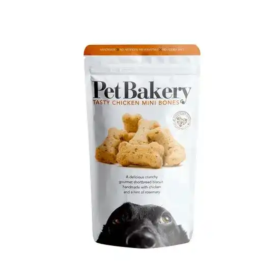 Pet Bakery Luxury Tasty Chicken Mini Bone Treats for Dogs 1 x 190g 16175