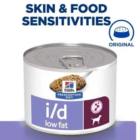 Hill's PRESCRIPTION DIET i/d Digestive Care Low Fat Wet Dog Food Original Flavour 12 x 200g Tins 16828