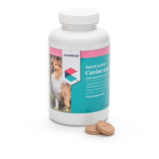 Covetrus NutriCareVet Skin & Coat Support Supplement Chewable Tablets for Dogs 16478