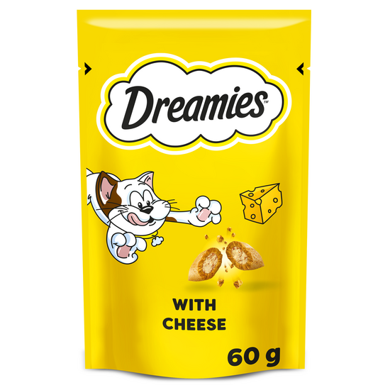 Dreamies Cat Treats with Cheese 60g Packs 16405