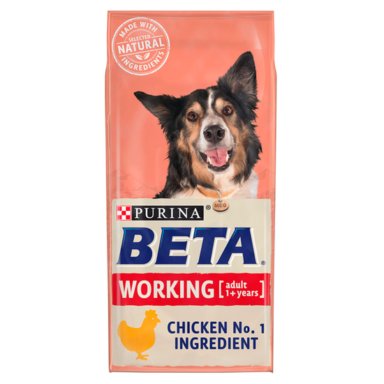 PURINA BETA Adult 1+ Working Dog Dry Dog Food with Chicken 2317