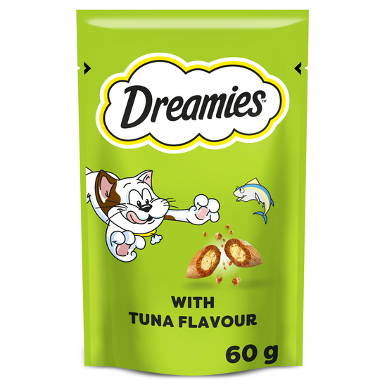 Dreamies Cat Treats with Tuna 60g Packs 16408