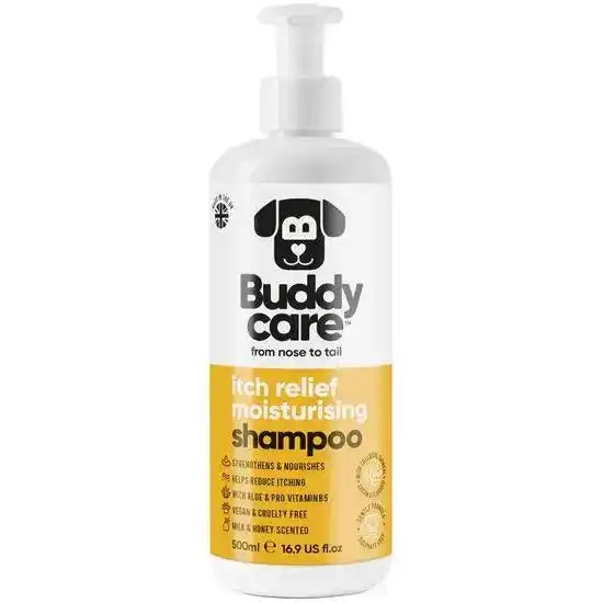Buddycare Itch Relief Moisturising Milk & Honey Dog Shampoo 19367