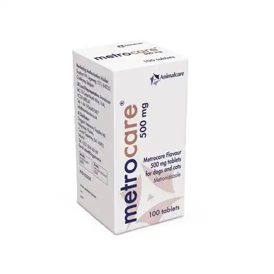 Metrocare Flavoured Tablets for Cats and Dogs 500mg 19103