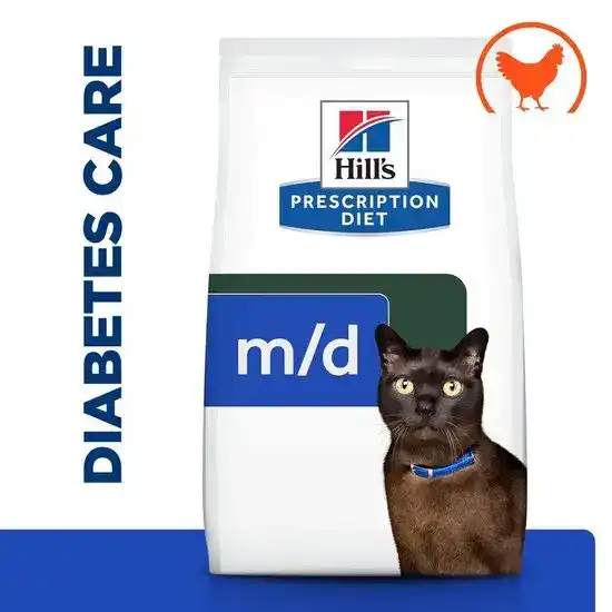 Hill's PRESCRIPTION DIET m/d Diabetes Care Dry Cat Food with Chicken 451