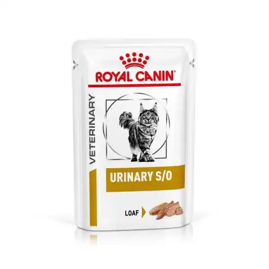 ROYAL CANIN Veterinary Health Nutrition Urinary S/O Wet Cat Food Loaf 85g Pouche 15901