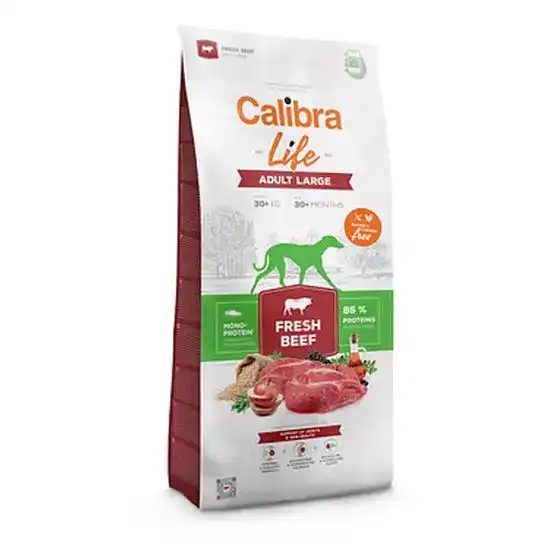 Calibra Dog Life Large Breed Adult Dry Dog Food with Fresh Beef 16039