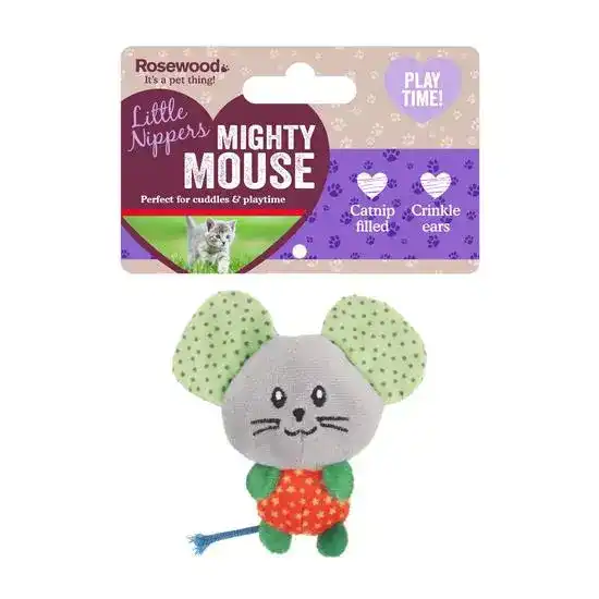 Little Nippers Mighty Mouse Kitten Toy 20069