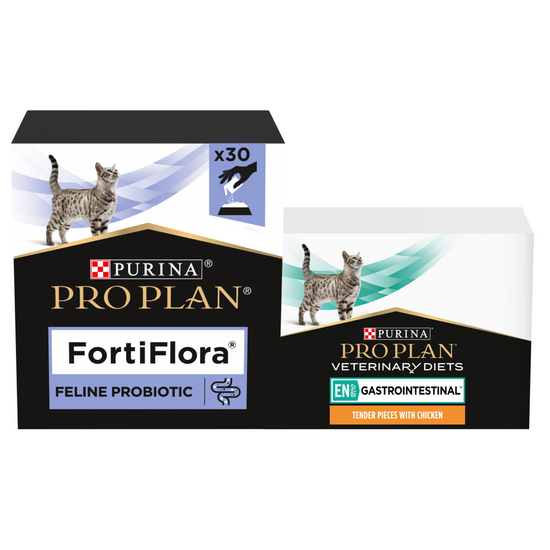 PURINA PRO PLAN VETERINARY DIETS EN Gastrointestinal Wet Cat Food & FortiFlora P 19261