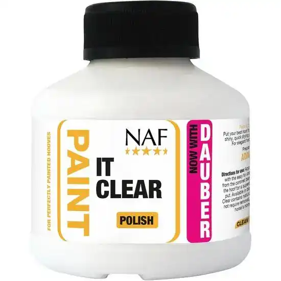 NAF High Shine Paint It Clear Horse Hoof Polish 20030