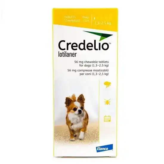 Credelio Chewable Tablets for Dogs 56mg (1.3kg-2.5kg) 2613