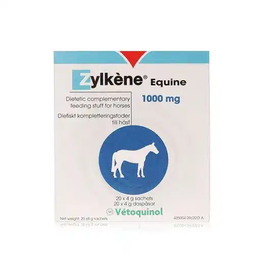 Zylkene Equine Calming Supplement Powder for Horses 20 x 4g Sachets 2786