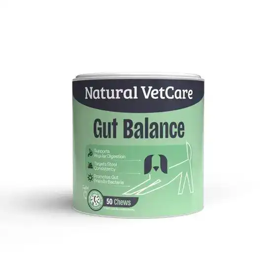 Natural VetCare Gut Balance Supplement Soft Chews for Dogs 19687