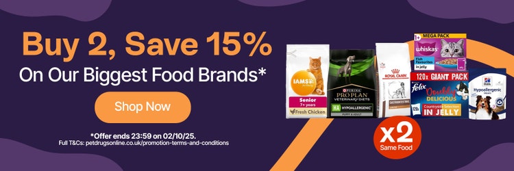 Buy 2 Save 15% On Our Biggest Food Brands* Shop Now