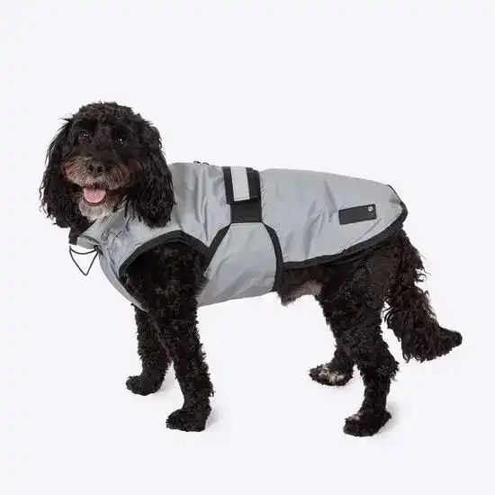 Danish Design 3-in-1 All Weather Dog Coat Light Reflective Grey 19353