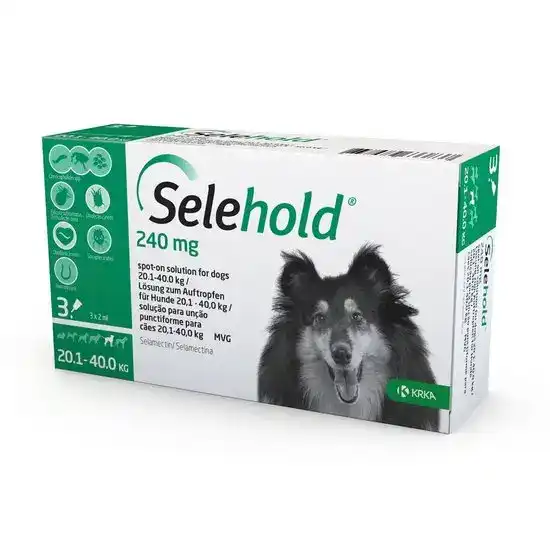 Selehold Spot-On Solution for Large Dogs 240mg (20.1kg-40kg) 4466