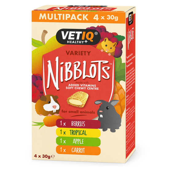 VETIQ Healthy+ Nibblots Treats Variety Pack for Small Animals 18935