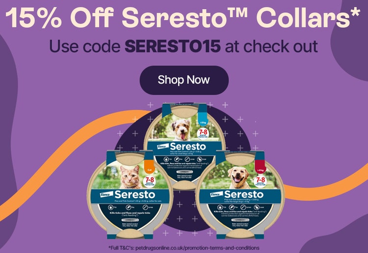 15% Off Seresto Collars* Use code SERESTO15