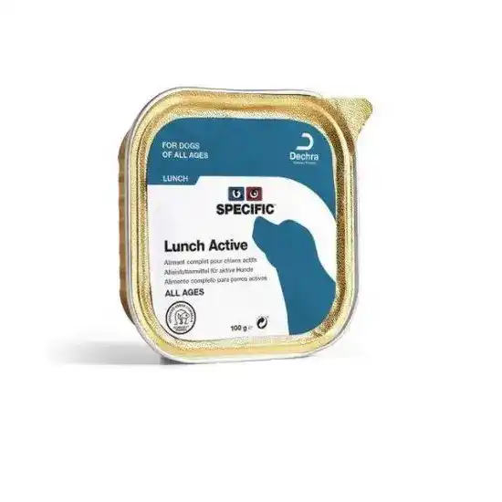 Dechra SPECIFIC CAD Lunch Active Wet Dog Food 28 x 100g Allutrays 10486
