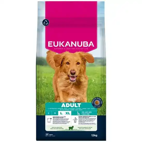 Eukanuba Adult Large Breed Lamb & Rice Dry Dog Food 16327