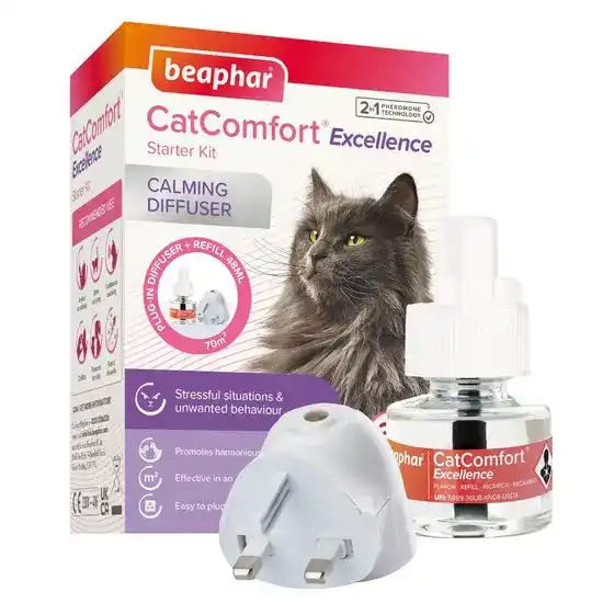 Beaphar CatComfort Excellence Calming Diffuser and Refill Starter Pack for Cats 15991
